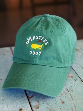 Masters 2007 Golf Hat American Needle Green Embroidered Augusta National